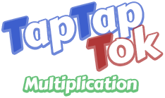 TapTapTok Multiplication logo